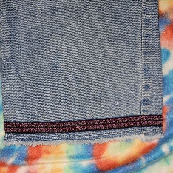 Faded Glory Felicia Floods Denim Capri 100% Cotton - Picture 8 of 9